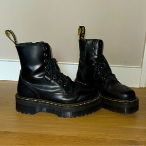 Dr. Martins platform boots